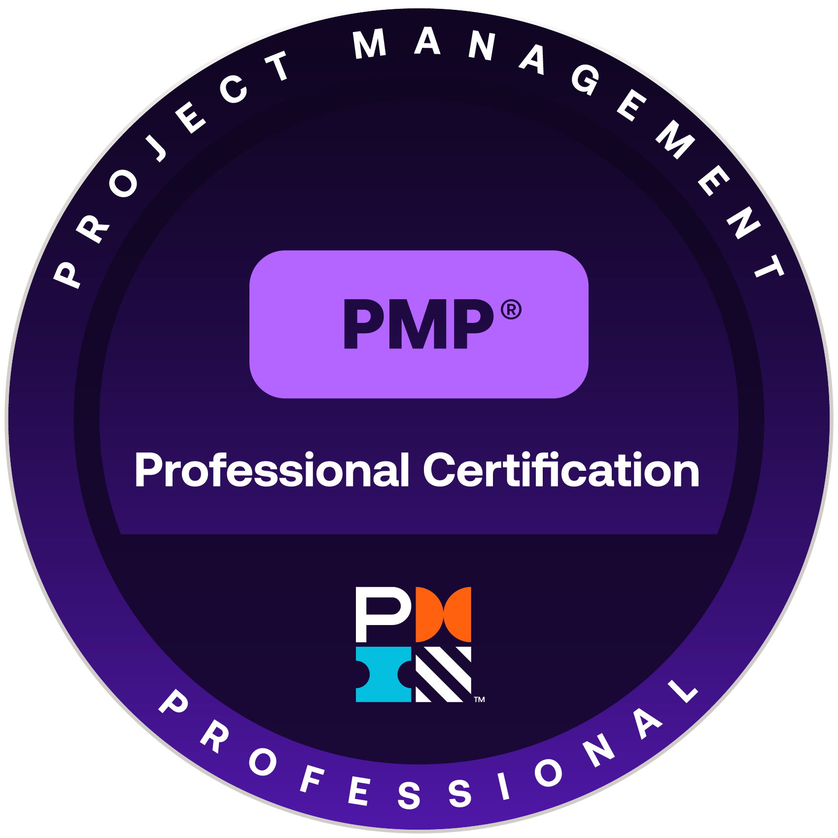 Project Management Professional PMP credential badge
