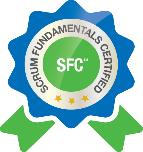 Scrum Fundamentals Certified badge