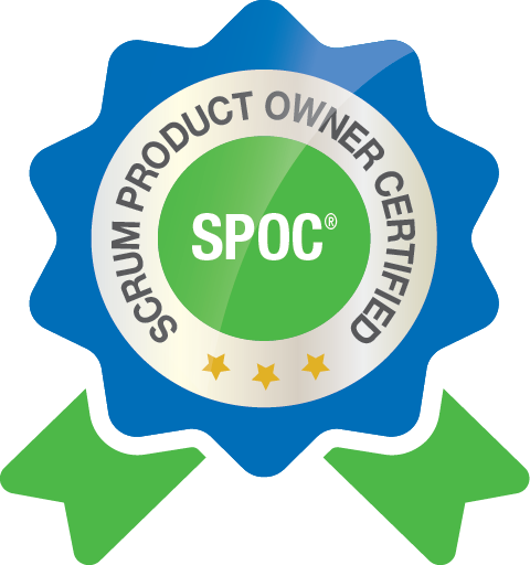 Scrum Product Owner Certified badge