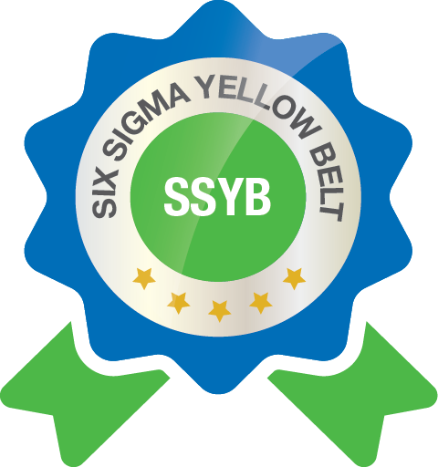 Six Sigma Yellow Belt badge